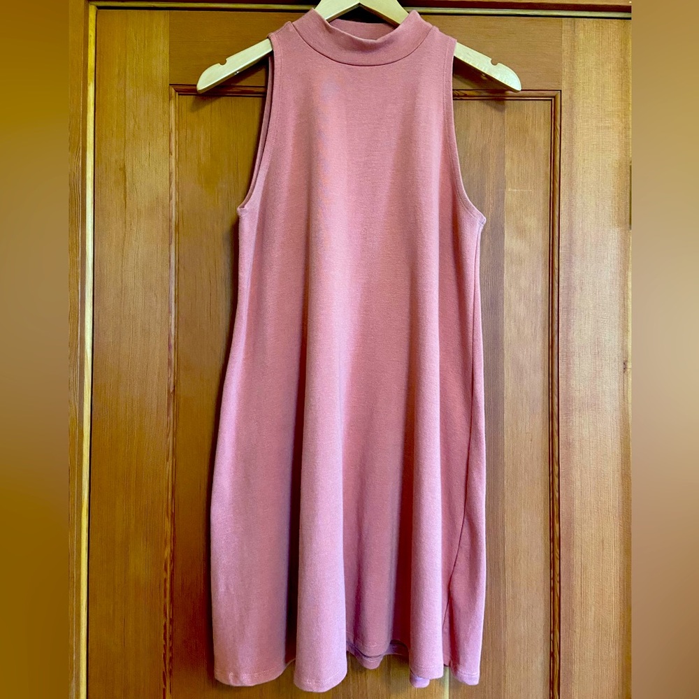 Mock Neck Tank Dress